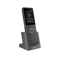 Fanvil W611W - Téléphone mobile IP - Noir - Combiné sans fil - IP67 - 4 lignes - 1000 entrées