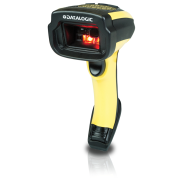 Datalogic PM9501 - Handheld bar code reader - 2D - Wired & Wireless - Black - Yellow - Battery - AC - USB