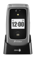 Doro Primo 418 - Clapet - 7,11 cm (2,8") - 3 Mpx - Bluetooth - 1000 mAh - Graphite
