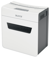 Esselte Leitz IQ Protect Premium Paper Shredder 6X P4 - 10 L - Touch - 6 sheets - P-4 - Grey - White - 80 g/m²