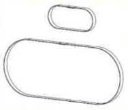 Zebra P1046696-146 - Ceinture - 2 pièces