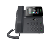 Fanvil V64 - Téléphone IP - Noir - Combiné filaire - 12 lignes - 1000 entrées - Écran LCD