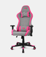 Drift DR90 PRO - Fauteuil gaming pour PC - 150 kg - Assise rembourrée - Dossier rembourré - Rose - Nylon