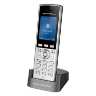 Grandstream WP822 - Téléphone IP - Noir - Argent - Combiné sans fil - 2 lignes - 500 entrées - Boutons