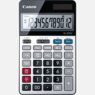 Canon HS-20TSC - Ordinateur de bureau - Financier - 12 chiffres - Batterie/Solaire - Noir - Argent
