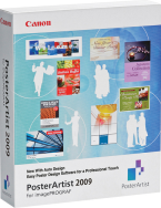 Canon Poster Artist - Éditeur graphique - Anglais - 1 licence(s) - Windows 2000 - Windows 2000 Professionnel - Windows Vista Professionnel - Windows Vista Entreprise - Windows... - PC - 1500 Mo