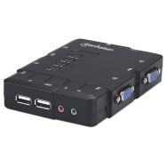 Commutateur KVM Manhattan 4 ports