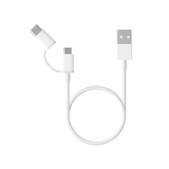 Xiaomi SJV4083TY Câble USB A vers Micro-USB B - 0.3m Blanc