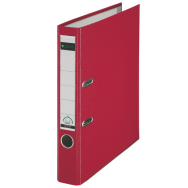 Esselte Leitz Plastic Lever Arch File A4 80mm 180° - A4 - Red - 600 sheets - 8 cm - 81 mm - 320 mm