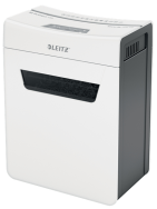 Esselte Leitz IQ Protect Premium Paper Shredder 4M P5 - Micro-cut shredding - 14 L - Touch - 4 sheets - P-5 - Grey - White