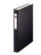 Esselte Leitz 42100035 - A4 - D-ring - Storage - Paper,Polyethylene,Polypropylene (PP) - Black - 250 sheets