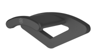 Support de casque passif SilverStone EBA02 Noir