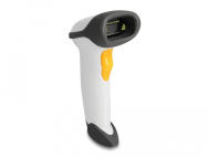 Scanner de codes-barres USB 1D Delock avec câble de connexion et support - Laser