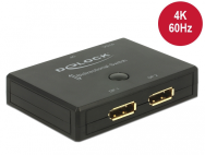Delock DisplayPort - DisplayPort - Plastique - Noir - 3840 x 2160 pixels - 5 V - 820 mm