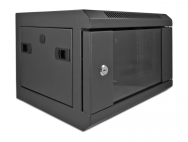 Delock 43379 - Rack mural - 4U - 40 kg - Gestion des câbles - Noir