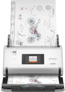  Epson WorkForce DS-30000 - 304,8 x 5588 mm - 600 x 600 DPI - 30 bits - 24 bits - 10 bits - 8 bits