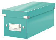 Esselte Leitz Click & Store CD Storage Box - 160 discs - Turquoise - Hardboard - 143 mm - 352 mm - 136 mm