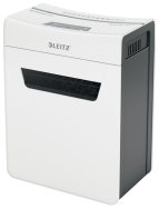 Esselte Leitz IQ Protect Premium Paper Shredder 8X P4 - 14 L - Touch - 8 sheets - P-4 - Grey - White - 80 g/m²
