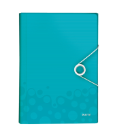Esselte Leitz WOW - Conventional file folder - A4 - Polypropylene (PP) - Turquoise - 200 sheets - 254 mm