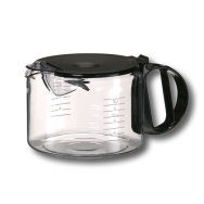 Braun KFK Cafetière 10L Verre Noir/Transparent