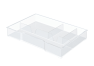 Esselte Leitz 52150002 - 1 drawer(s) - Transparent - 1 pc(s) - 245 mm - 1165 mm - 33 mm