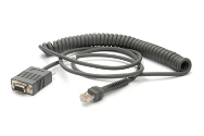 Câble RS232 Zebra - 2,7 m - DB-9 - RS-232 - Gris