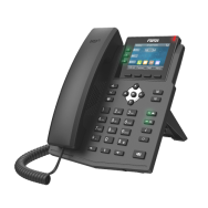 Fanvil X3U - Téléphone IP - Noir - Combiné filaire - Intrabande - Hors bande - Informations SIP - 6 lignes - 1000 entrées