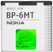 Nokia BP-6MT - Battery - White - Lithium Polymer (LiPo) - 1050 mAh - 3.7 V - Nokia 6720 classic/E51/N81/N81 8GB/N82