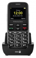 Doro Primo 218 - Barre - Simple SIM - 5,08 cm (2") - Bluetooth - 1000 mAh - Noir - Graphite