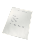 Esselte Leitz 40013003 - 210 x 297 mm (A4) - Transparent - Polypropylene (PP) - Matt - Portrait - 220 mm