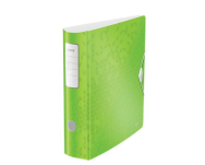 Esselte Leitz Lever Arch File Active PP WOW A4/80mm - A4 - Polyfoam - Green - Portrait - 500 sheets - 80 g/m²