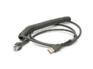 Câble USB vers RJ-45 noir Zebra CBA-UF6-C12ZAR