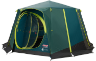 Coleman Octagon - Camping - Cadre rigide - 8 personne(s) - 15,7 m² - 20,6 kg - Vert - Jaune