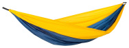 Amazonas Adventure Hammock XXL - Hamac suspendu - 200 kg - 2 personnes - Nylon - Ripstop - Bleu - Jaune - 3200 mm