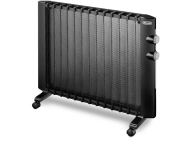 De Longhi HMP 2000 - Radiator - Wall - Floor - Black - Rotary - 2000 W - 1000 W