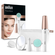 Braun FaceSpa 851V Épilateur Facial Or/Blanc