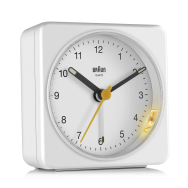 Braun BC03W Montre à Quartz Rectangulaire Analogique Blanc