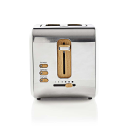 Nedis KABT510EWT Grille-pain 900 W Blanc