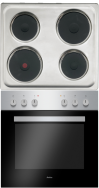 Amica EHE 932 000 Table de cuisson E, 4 zones, acier inoxydable