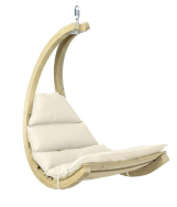 Amazonas AZ-2020440 - Chaise longue suspendue - Sans support - Intérieur/extérieur - Beige - Polyester - Polypropylène (PP) - 120 kg