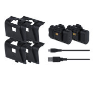 Kit de jeu et de chargement Xbox PDP noir