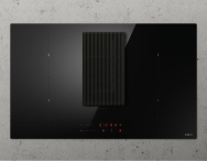 Elica NikolaTesla Prime S - Black - Built-in - 83 cm - Zone induction hob - Tempered glass - 4 zone(s)