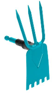 Outil de traction rectangulaire Gardena 3219 9 cm bleu