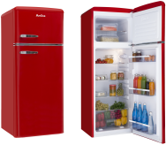 Amica KGC15630R réfrigérateur/congélateur, rouge