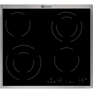 Electrolux EHF6342XOK - Black - Built-in - Ceramic - Glass-ceramic - 4 zone(s) - 4 zone(s)