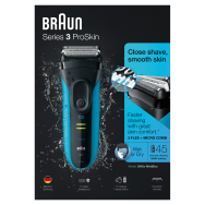 Rasoir Braun Series 3 ProSkin 3045s noir/bleu