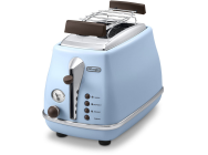 De Longhi CTOV 2103.AZ - 2 slice(s) - Blue - Stainless steel - 900 W - 220 - 240 V - 50 - 60 Hz