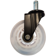 LC-CASTERS-7BW-SPEED : Roues pour chaise de jeu, 3"