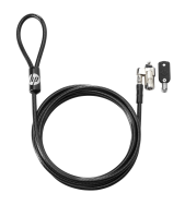Câble antivol HP Master Keyed 10 mm 1,83 m Acier galvanisé Noir