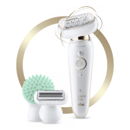 Braun Silk-épil 9 81688638 Épilateur Blanc/Or